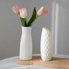 Nordic Flower Vase Imitation Ceramic Flower Pot Plastic Modern Plants Pot Flower Arrangement Decorative Flowerpot Wedding Table