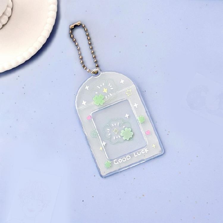 Cartoon Foto Kartenhalter Schlüsselanhänger Ausweis Kartenhalter Schutzhüllen Kreditkartenhalter Schutz Anhänger Schlüsselanhänger