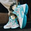 New High-top Primary and Secondary School Students Basketball Shoes Men's Sports Trendy Shoes Actual Combat Young Students Mesh Sports Shoes Men