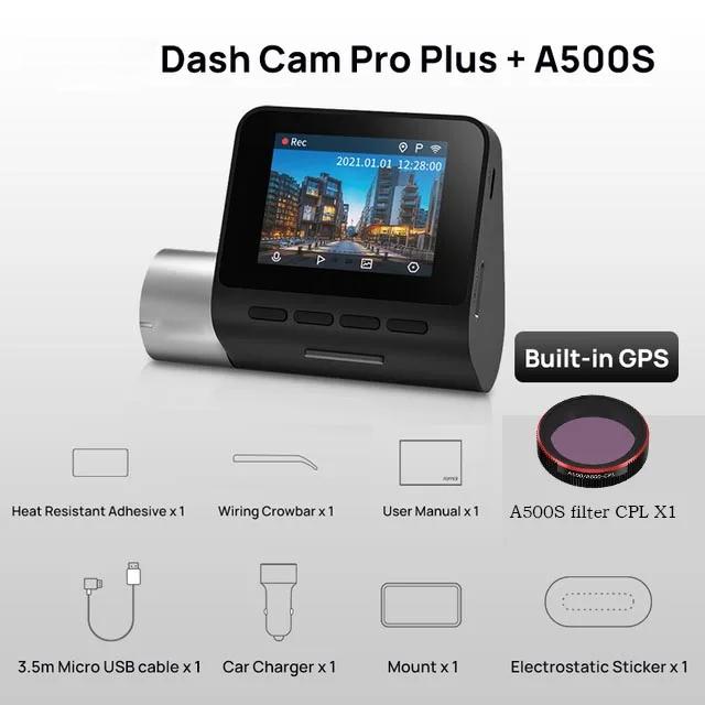 

для 70mai Dash Cam Pro Plus A500S 1944P ADAS GPS камера для 70mai Front Cam A500S автомобильный видеорегистратор 24H поддержка парковки задняя внутренняя камера None