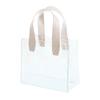 2Pcs Clear Packaging Bags Water Resistant PVC Gift Bag With Top Handle For Birthday Wedding Christmas Party Supplies
