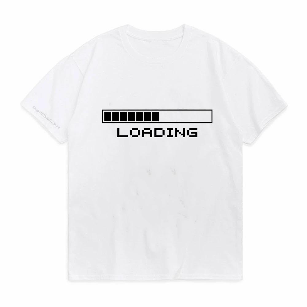 Summer Game Zone Loading Print Men T Shirt fashion Graphic Sporty Short Sleeve Streetwear Tees Hip Hop Cool Tops Unisex tShirts