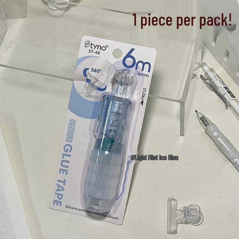 Pen-Style Click-Action Glue with Replaceable Core and Strong Adhesive Diamond Dot Particles
