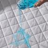 Waterproof Quilted Solid Color Bed Cover, Skin-friendly Mattress Protector, Single Piece