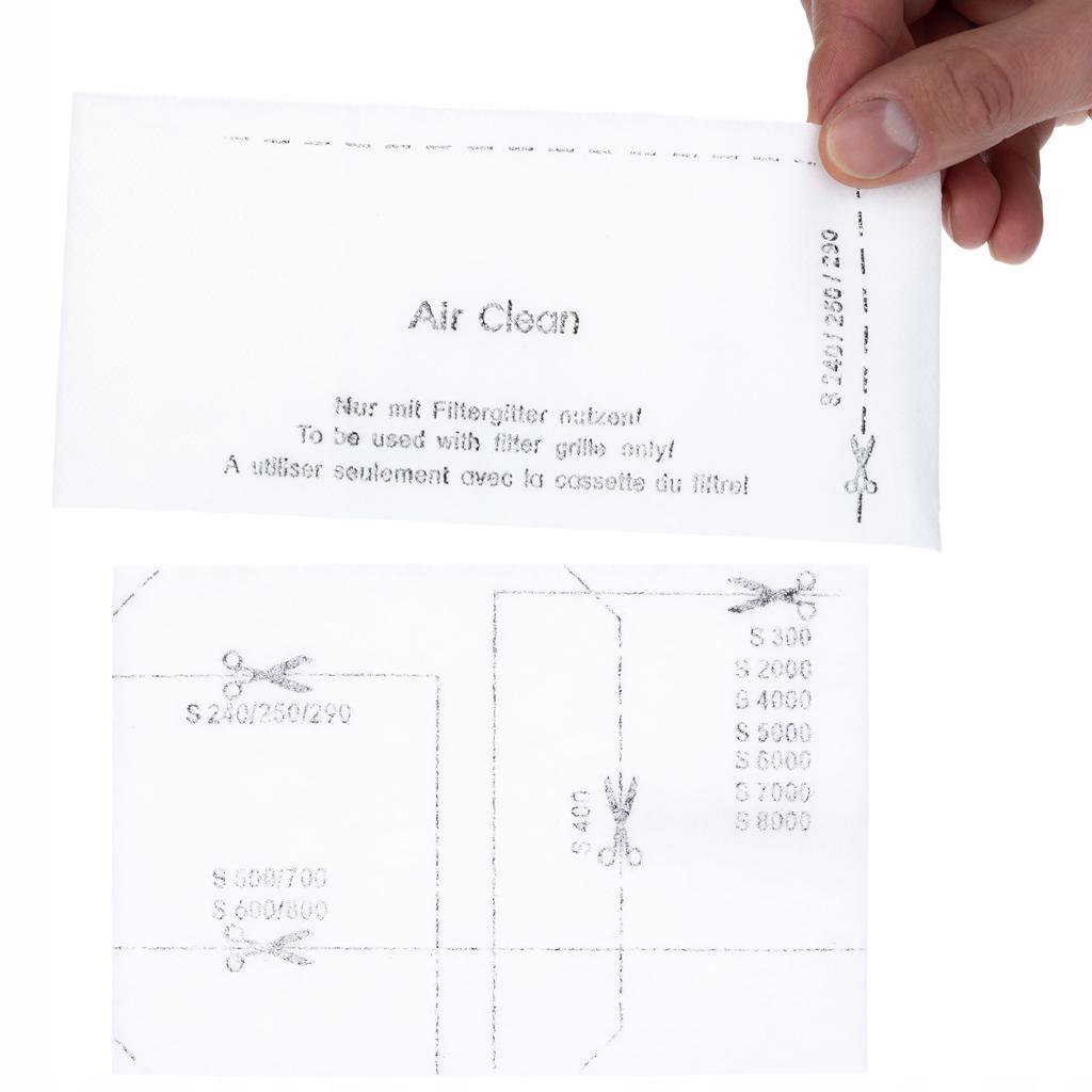 Rosfix Worki do Odkurzacza – 24 Worki + 4 Filtry | Automatyczne Zamykanie | Filtracja 99,9% Kurzu