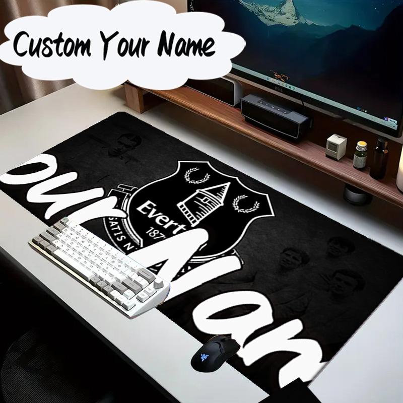 Custom Name Mouse pad Fc Everton Crest Design Mouse pad, Gaming Mouse Pad, keyboard pad, Desk Decor for computer notebook Fan Birthday Gift