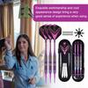 3Pcs Target Throwing Darts Set with Flight Protectors Soft Tip Darts Set Lightweight Darts Set for Dart Board