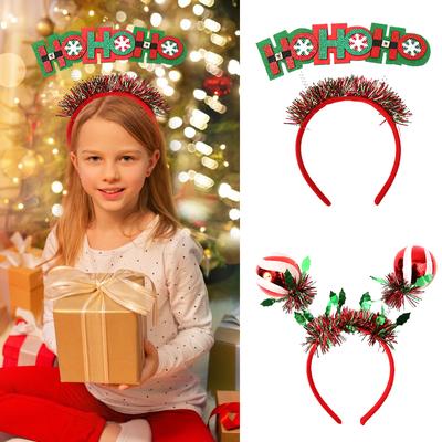 1PC Christmas Party Hairbands Girls Christmas Tree Headbands Women Girls Children Party Decoration Hair Accessories