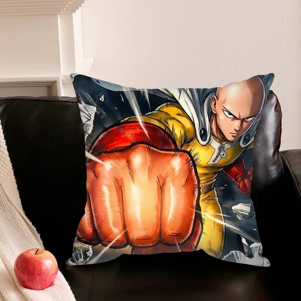 One-S P-Punch A-Anime Pillowcase Living Room Sofa Cushion Cover Bedroom Room Bed Pillow Cover Home Decoration