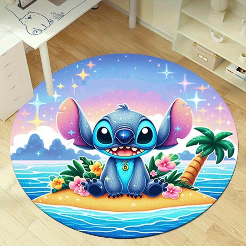 

1pc Stitch Themed Home Office Outdoor Round Carpet Gift RD05204 80cm by 80cm