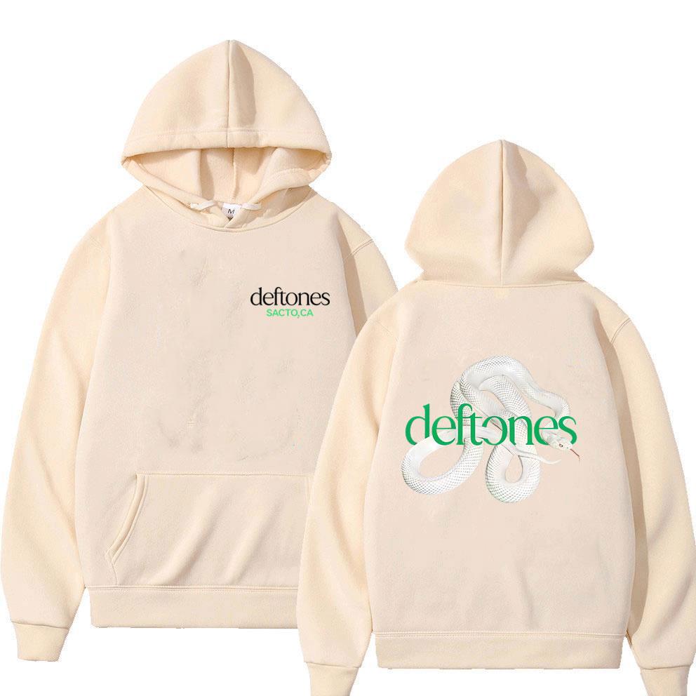 Rockband Deftones Private Music Schlange Grafikdruck Hoodie Herren Damen Vintage Alternative Heavy Metal Übergroße Pullover Hoodies