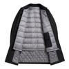 Herren Herbst und Winter warme weiße Entendaunen lange Daunenjacke herausnehmbare Innenweste Daunenmantel Papas Kleidung