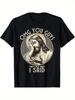 ¡OMG Chicos, Yo Nunca Dije Eso! Camiseta con Cita Sarcástica Divertida – Camiseta Gráfica de Algodón Informal con Ilustración de Jesús