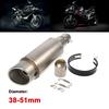 38-51mm Frosting  Colour Oblique Tail Refit Exhaust Muffler With Fit for Motorcycles ATV Universal