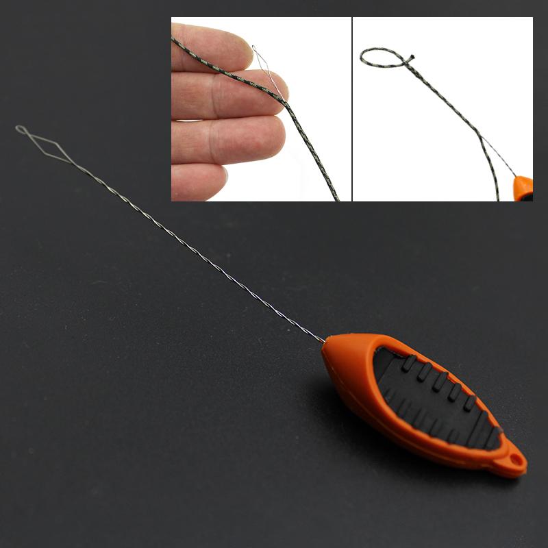 1pc Carp Fishing Tool Easy Splice Needle Leader Line Threader Baiting needle Knot Puller Tackle Accessories Equipment
