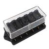 KILIGEN Universal Car Truck Vehicle 6 Way Line Car Medium Fuse Box Block