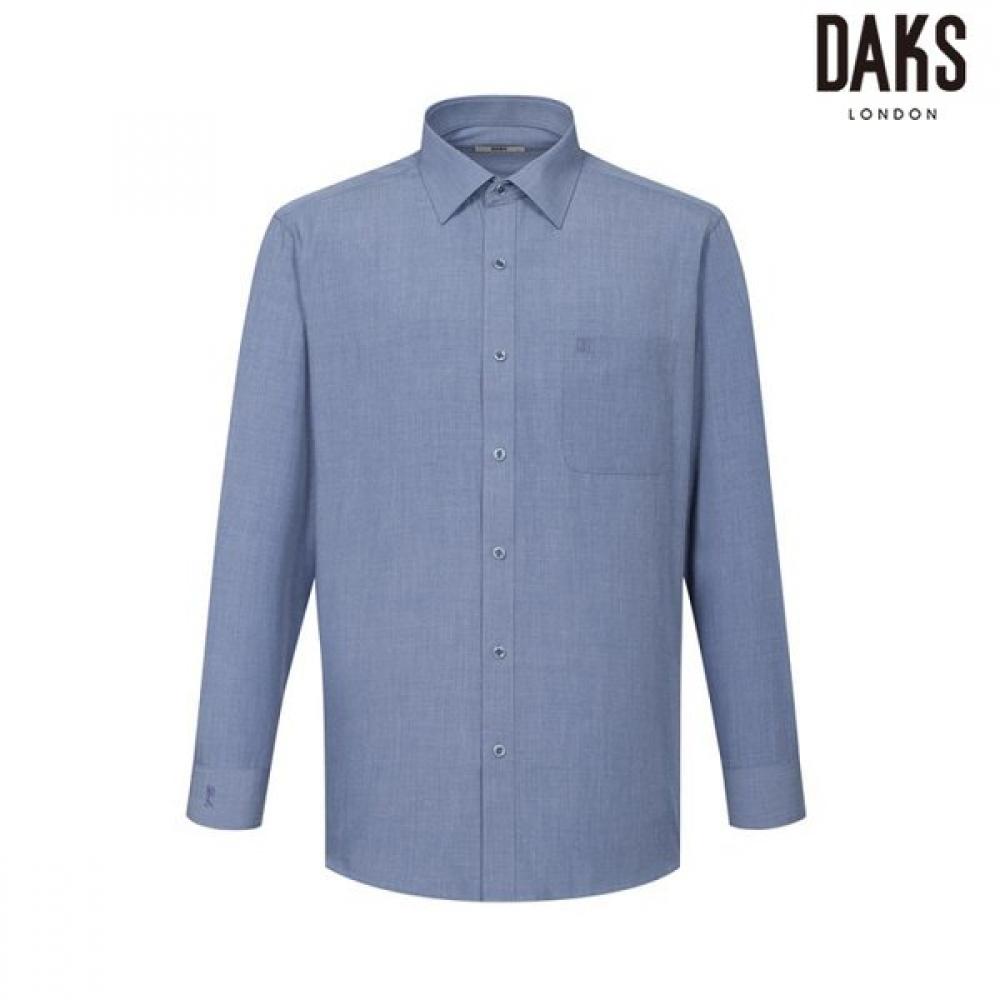 

DakS Men S eaSy Care Solid Regular Fit dreSS Shirt dmp3Shdl103b1 Blue/95
