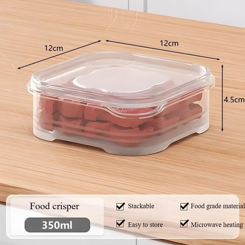 Small Food Preservation Boxes Refrigerator Frozen Meat Vegetable Fresh-Keeping Box Transparent Kitchen Sealed Storage Box