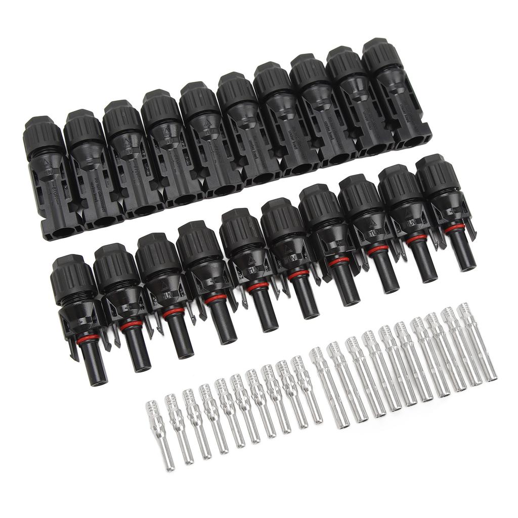 10 Pairs 1000V 30A Male Female Solar Connectors PPO IP67 Waterproof Solar Panel Connector for solar Power Generation