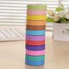 10 Pcs Washi Tape Roll Decorative Sticky Paper Masking Tape Adhesive(Size:10M)