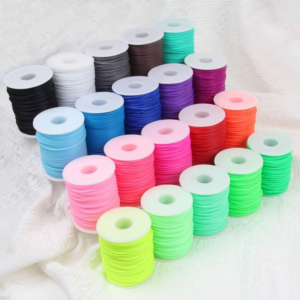 Round Shape Elastic Knitting Cord Transparent Hose DIY Craft Cord Necklace Making