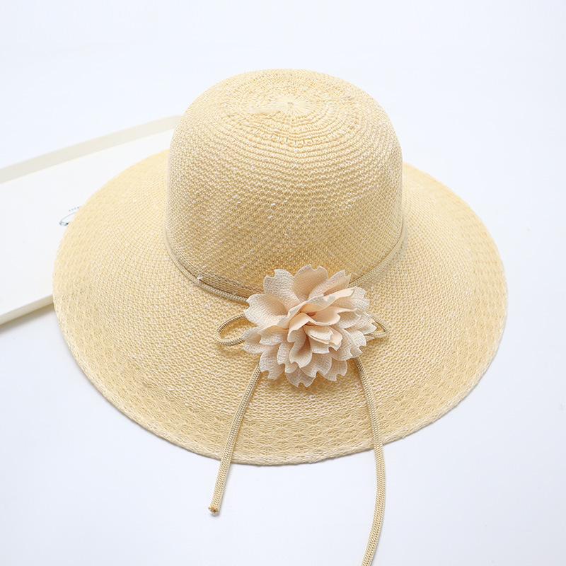 Women's Straw Hat with Large Brim, Summer Shading, Sweet and Versatile Cool Hat, Seaside Beach Hat, Sunscreen Hat, Women's Model