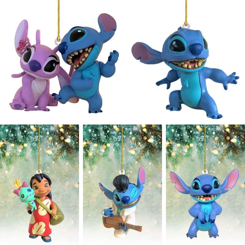 Cute Cartoon Acrylic Christmas Tree Ornament For Home And Car Decorations