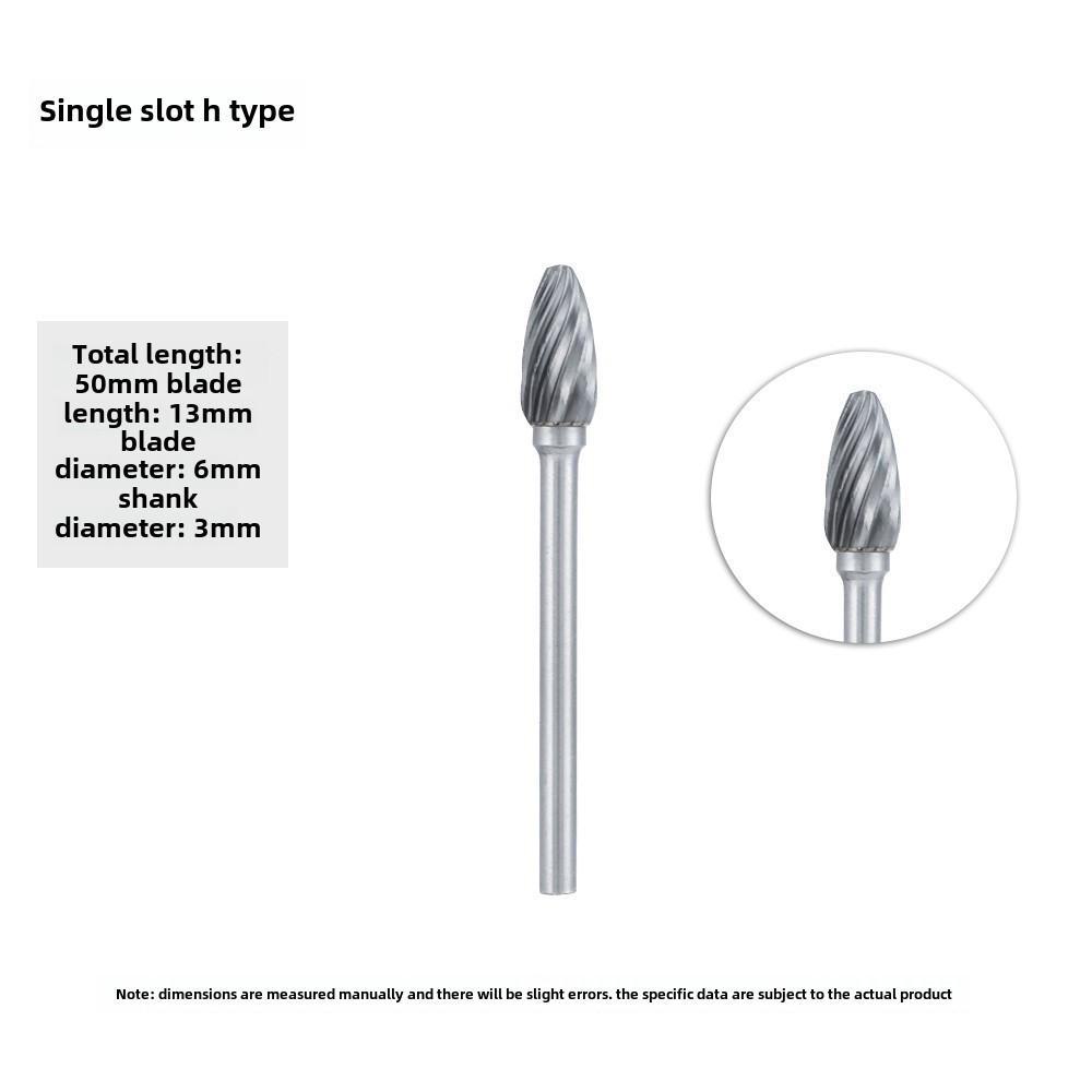 Rotationsfeile aus Hartmetall und Wolframstahl, Schleif- und Fräser für Holzgravuren