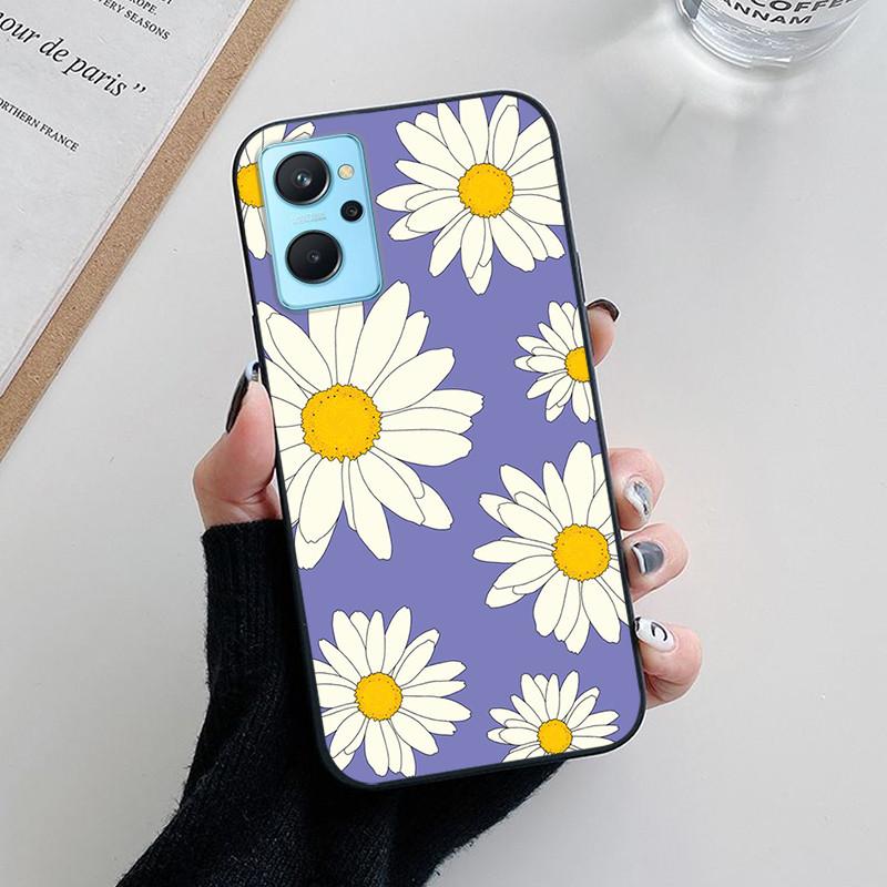Voor OPPO Realme 9i Hoesje Mode Panda Bloemen Zacht Siliconen Achterhoezen voor Realme9i 4G Realme9 i Cover RMX3491 etui Fundas tas