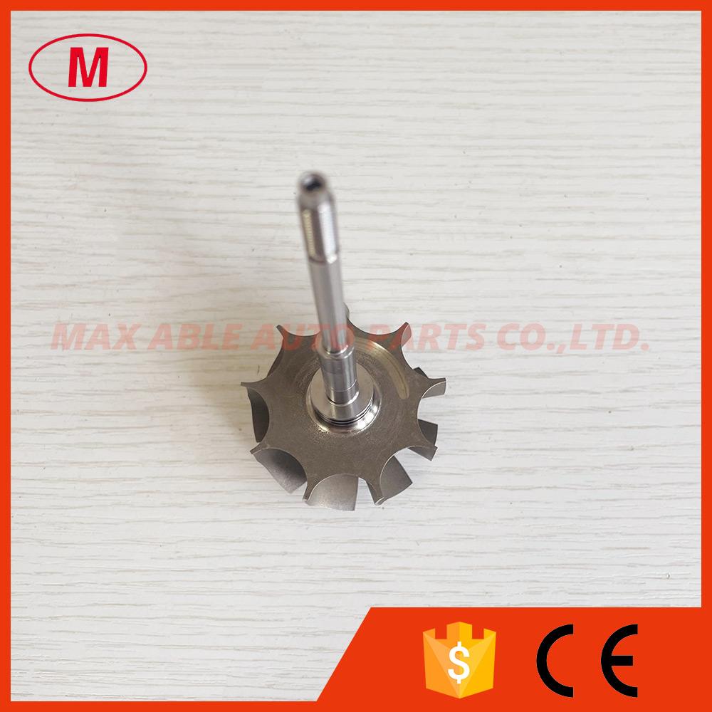 GTB25 51/53mm 9 Blades Journal Bearing Turbine Wheel&shaft /turbine Shaft&wheel
