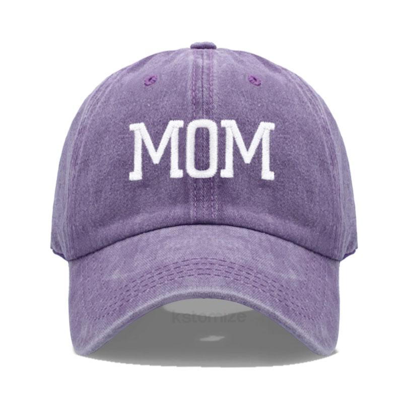 Dad Mom Embroidery Pure Cotton Men'S Baseball Cap For Man Womne'S Fashion Sport Golf Caps Sun Hat Dropshipping