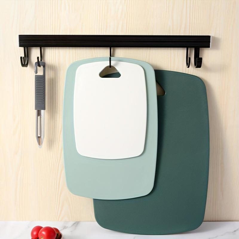 3-Piece Plastic Cutting Boards-Thick,Durable Meat,Vegetable,and Fruit Cutting Boards with Easy-to-Grip Handles-Dishwasher-Washable Kitchen Essentials