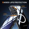 Samsung A36/A56-5G MagSafe-Compatible Tri-Proof Transparent Phone Case with Full Coverage and Fingerprint Unlock