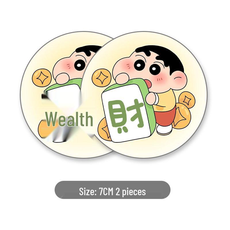 Car Cup Coaster: Universal Anti-slip Door Slot Mat - Cute Cartoon Interior Decor