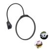 Fuel Tank Cap Rope Rubber Vehicle Accessories Black