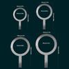 4PCS Stainless Steel Drink Rings Drinkware Rings Cup Rings Multifuntional Use Suitable for Milk Foams Coffee Creation