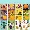Creative Cm2304010 Cross-border Halloween Pumpkin Puzzles Fun Decoration Stickers Set