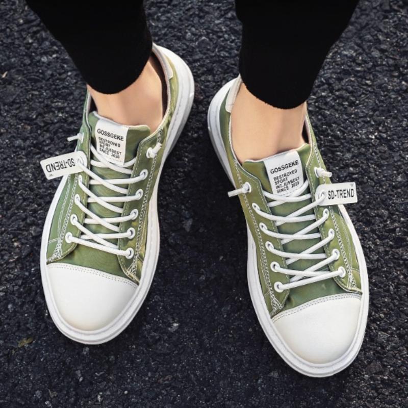Summer Youth Men Canvas Vulcanized Shoes Flats Shoes Trend Light Breathable Men Casual Sneakers Male Board Shoe chaussures femme