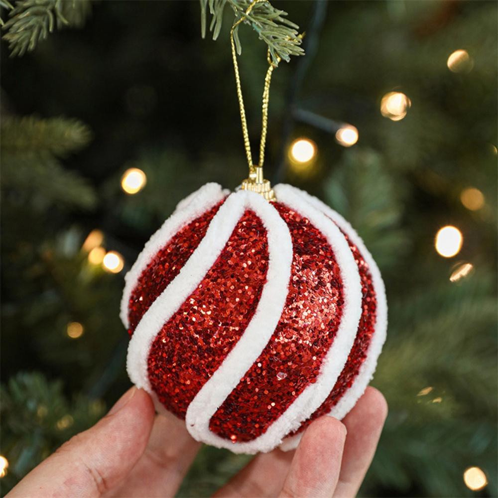 Tree Ornaments Foam Christmas Balls Foam Balls 8cm Hanging Decorations For Home Party Supplies Christmas