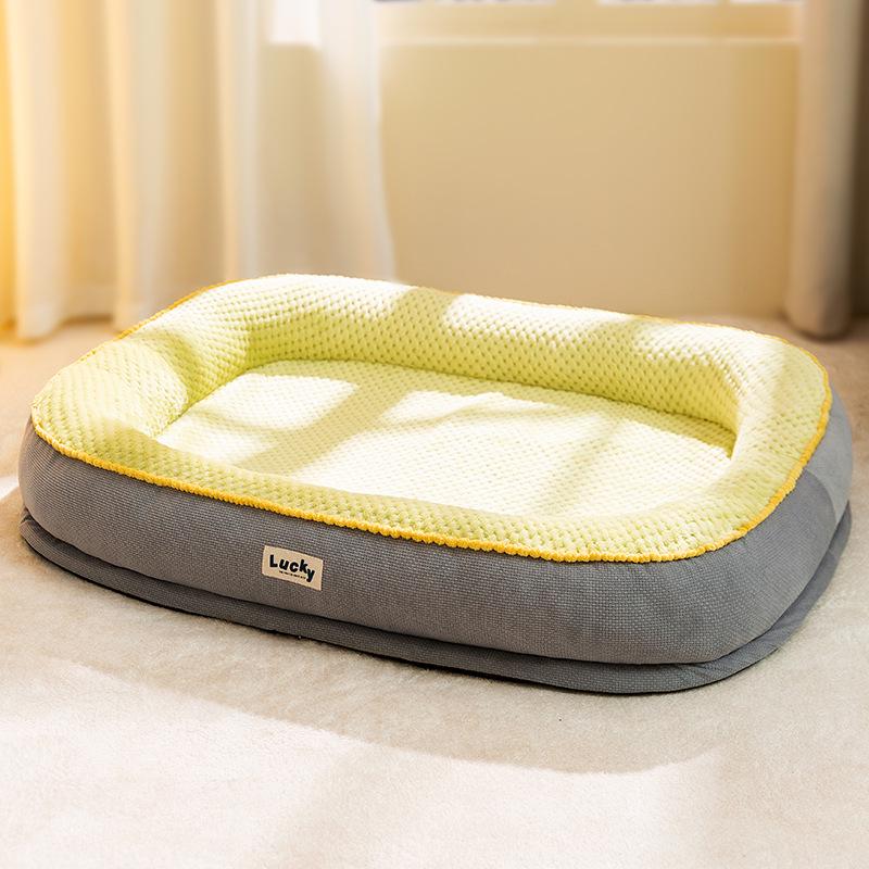 Cozy Autumn & Winter Pet Bed for Cats & Small Dogs - Thick, Warm, Deep Sleep Design