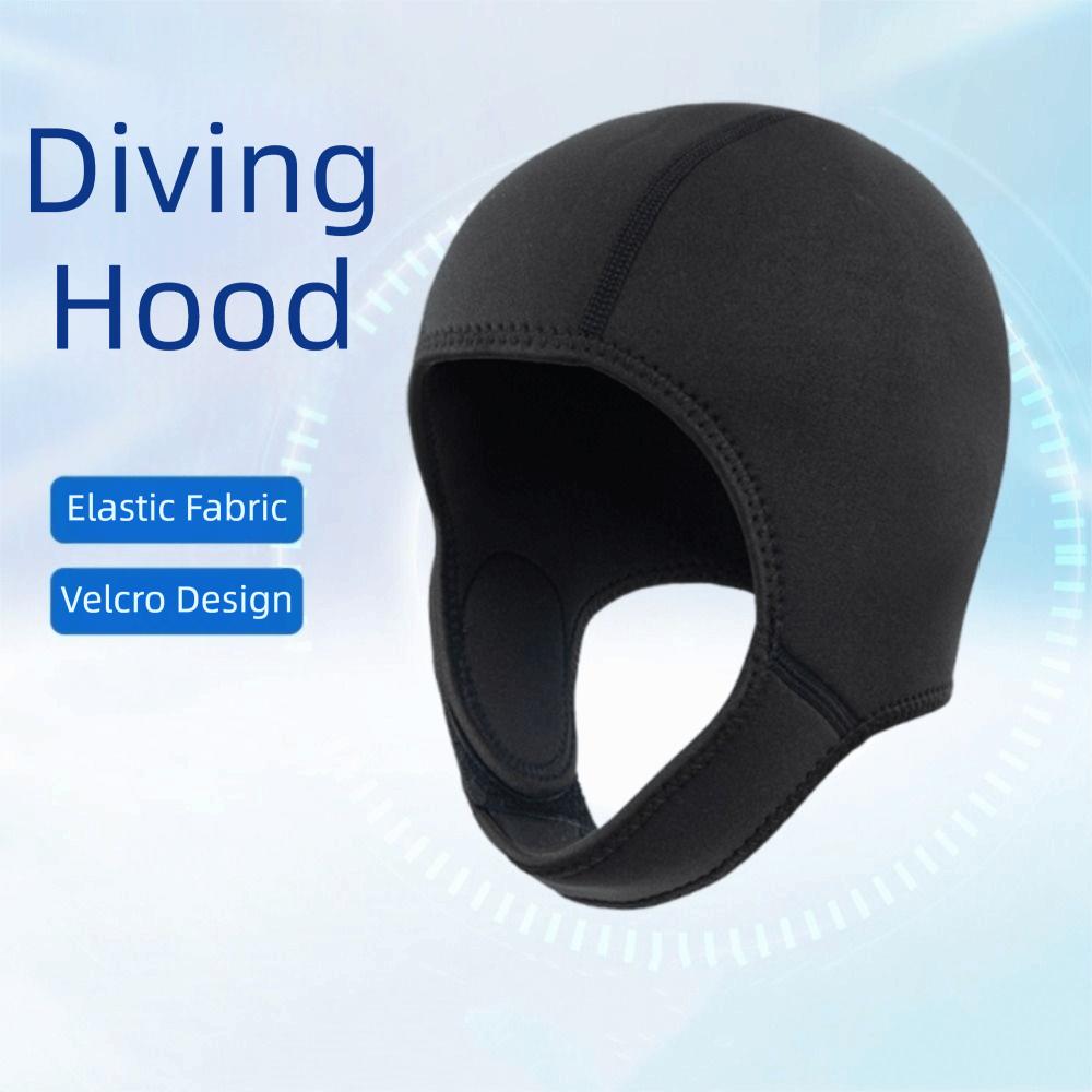 Neoprene Diving Hood Waterproof Surf Diving Cap Black Swimming Cap Men Women