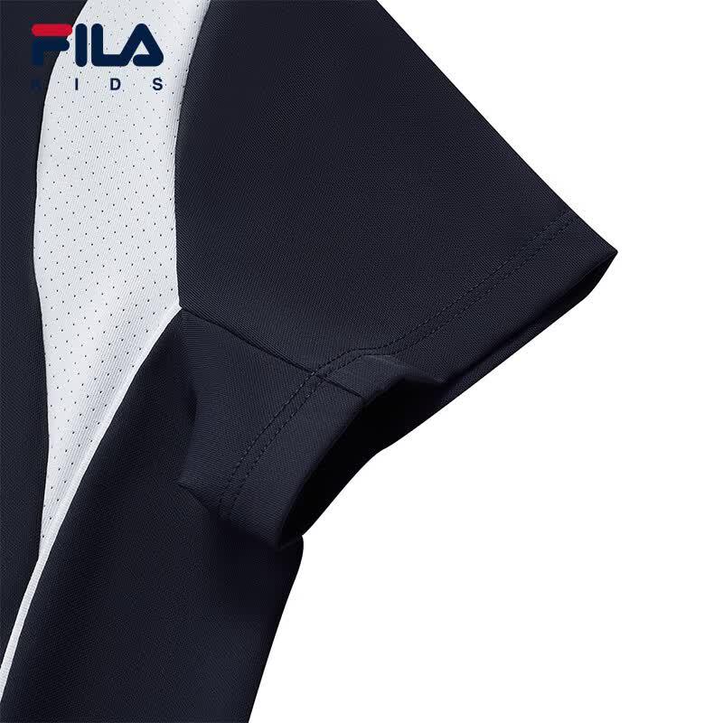 FILA Boys' Short Sleeve Knit Polo Shirt