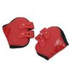 Horse Tendon Boots Set Safe Soft Wear Resistant PU Shell Tendon Guard Boots for HorsesRed Hind Legs