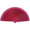 Practical Beautiful Decoration Multicolor Dot Print Folding Fan Home Supply Decorative Fan