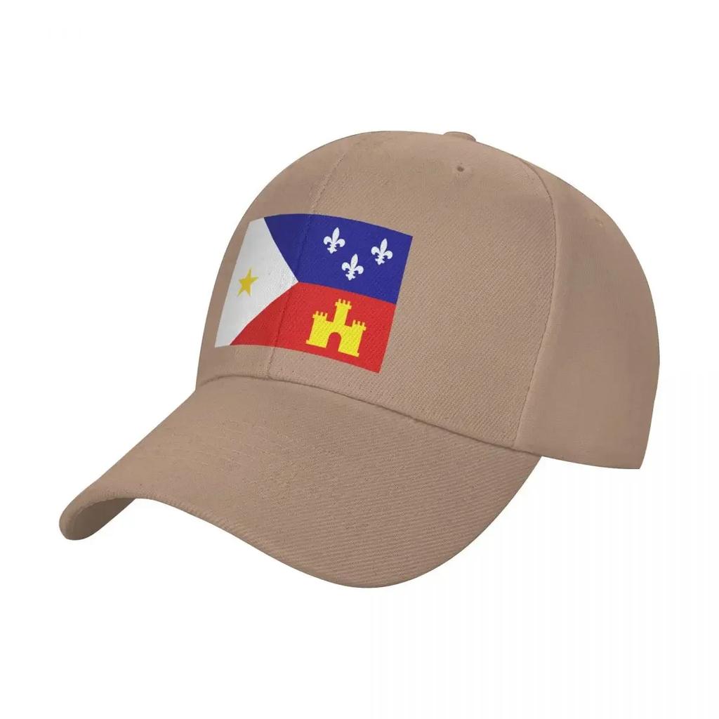 Flag of Acadiana Baseball Cap Luxury Brand Bobble Hat derby hat Boy Child Womens
