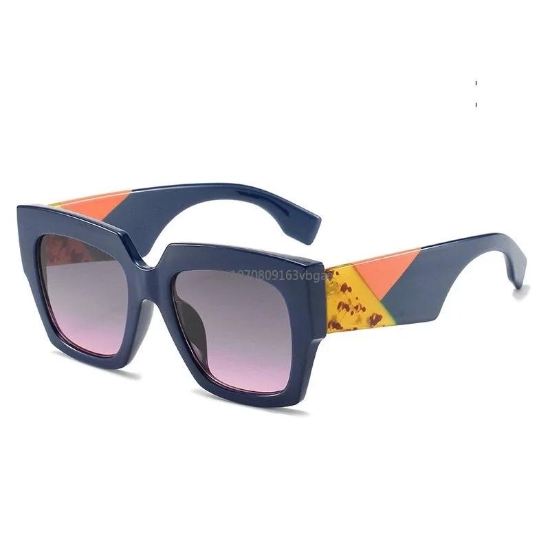 New Stylish Oversized Shades Luxury Brand Designer Big Square Frames Women Trendy Sunglasses
