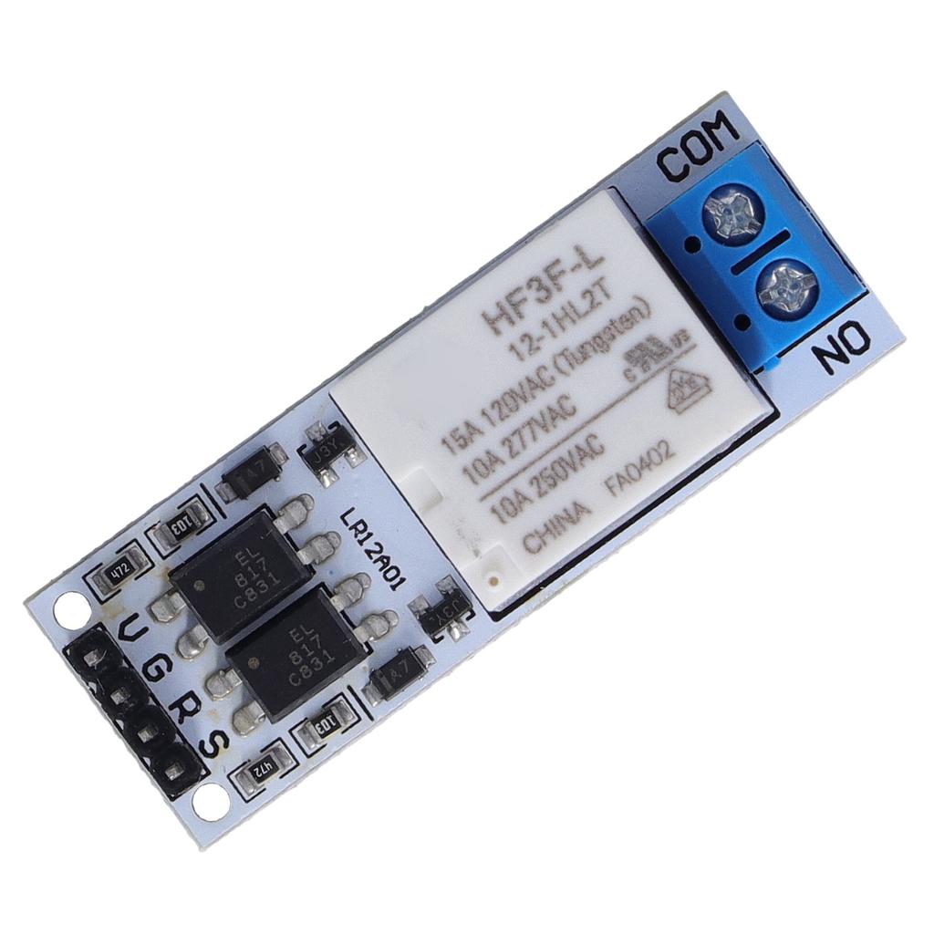 Rast-Relaismodul Halte-Schalter Bistabil Selbstverriegelnd Flip-Flop-Platine DC12V 10A LR12A01
