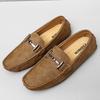 Men Shoes Genuine Leather Fashion Casual Slip On Formal Loafers Men Moccasins Luxury Shoes Designers Male Driving Shoes Flat Man