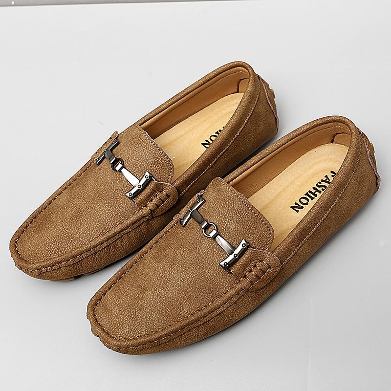 Men Shoes Genuine Leather Fashion Casual Slip On Formal Loafers Men Moccasins Luxury Shoes Designers Male Driving Shoes Flat Man