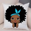 Cute Cartoon Girl Pillowcase Sofa Cushion Cover Home Children's Room Decoration